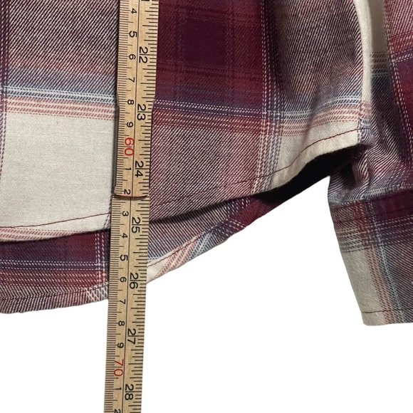 BASS OUTDOOR Women's Sz S Expedition Stretch Cotton Flannel Shirt Multicolor NWT - Picture 7 of 8